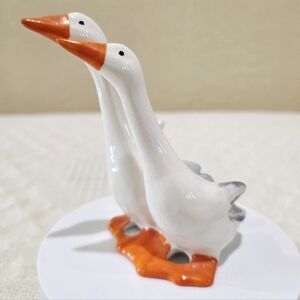 1940's Beswick England Two Geese Mom Dad #820 by Arthur Gredington
